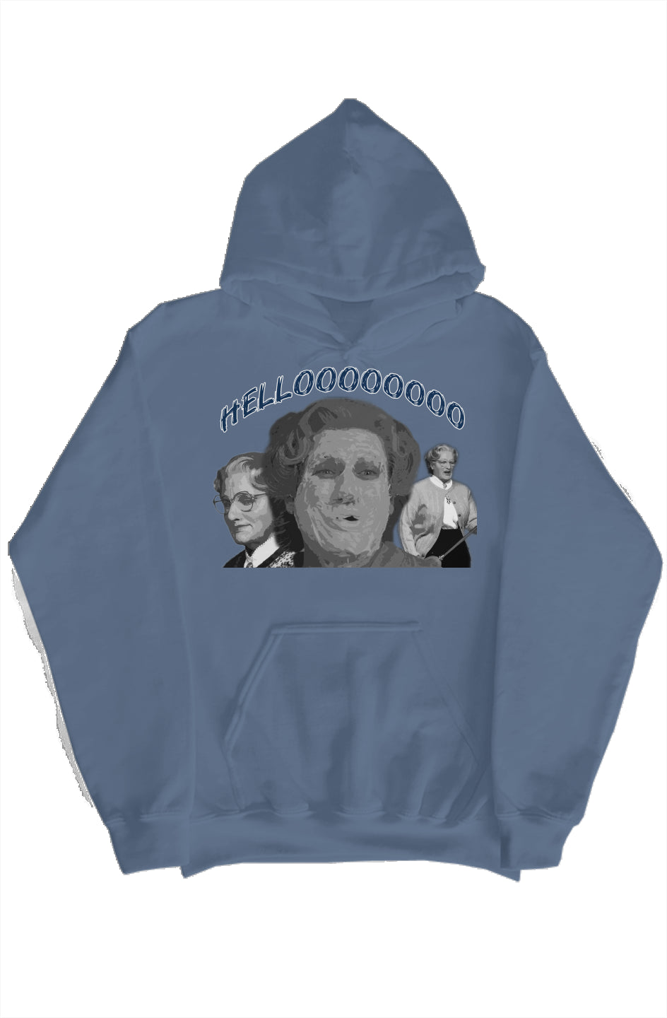Mrs. Doubtfire BnW Hoodie