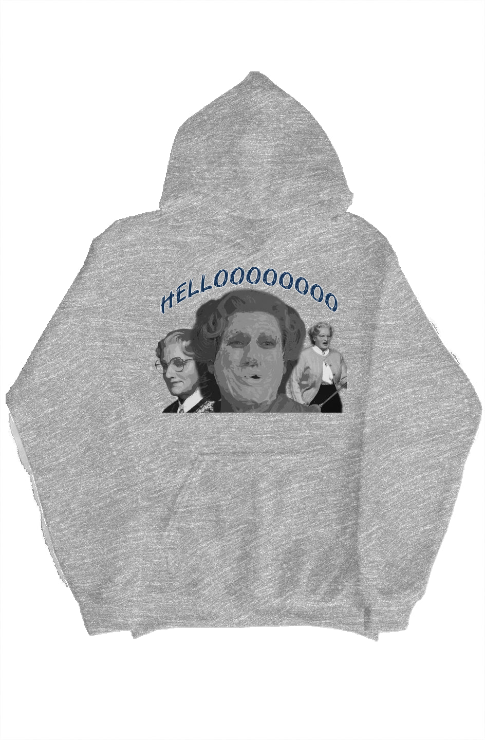 Mrs. Doubtfire BnW Hoodie