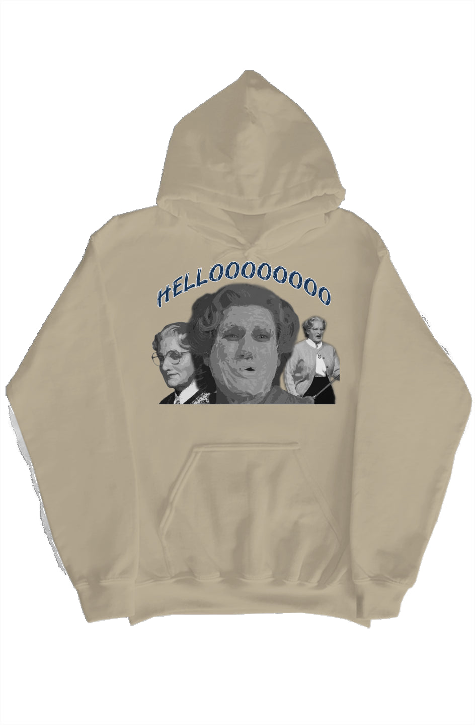 Mrs. Doubtfire BnW Hoodie