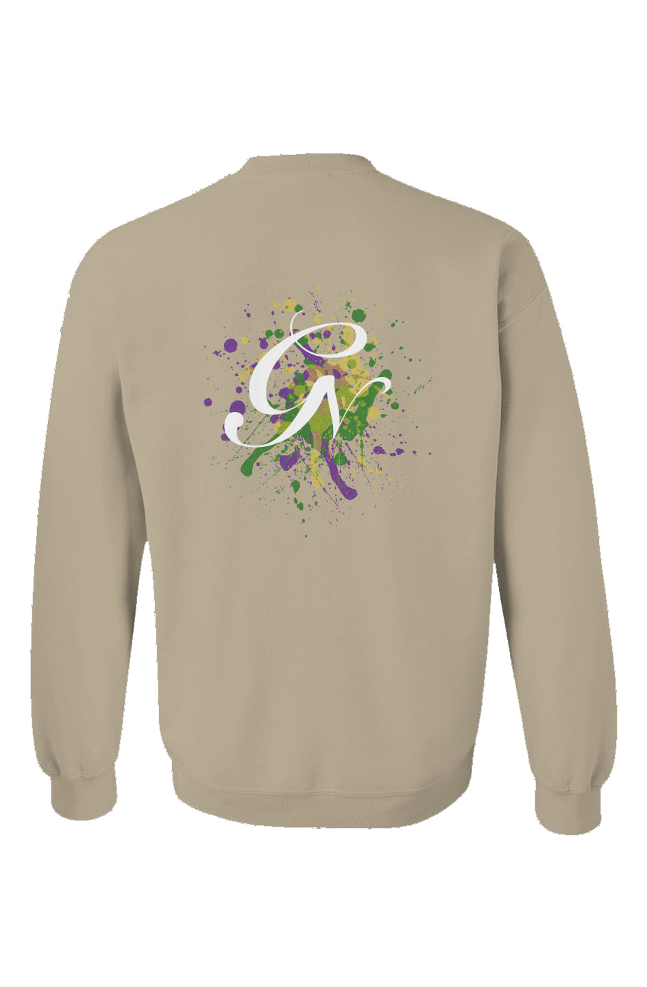 GN Mardi Gras back sweatshirt